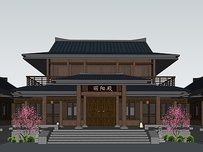 中式寺庙建筑