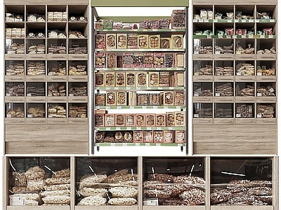 现代货架 面包架 干果 食品货架