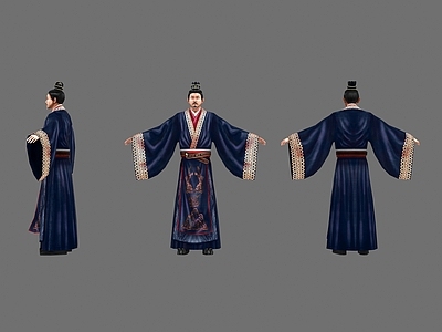 中式男人 古代男人 官人 读书人 商人