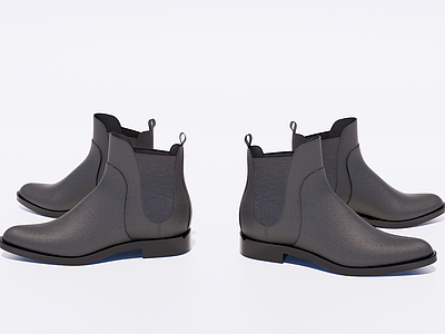 现代女士马丁靴子 鞋子