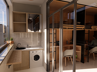现代学校宿舍