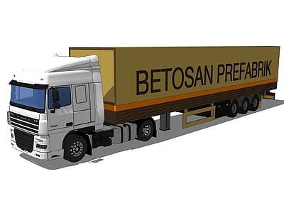 现代工程车 货车 卡车 运输车