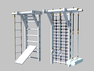 现代攀岩架 滑滑梯