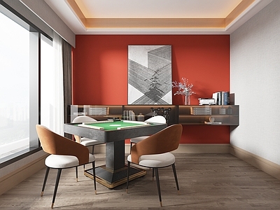 现代棋牌室