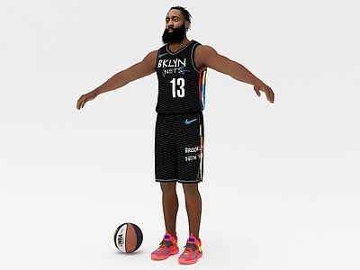现代詹姆斯哈登 NBA篮球运动员