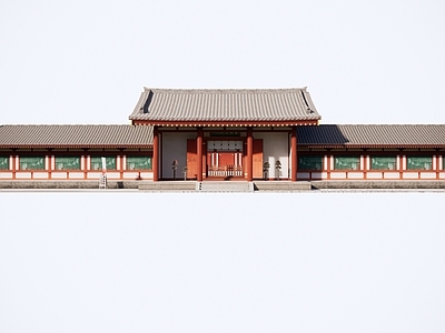 中式寺庙建筑