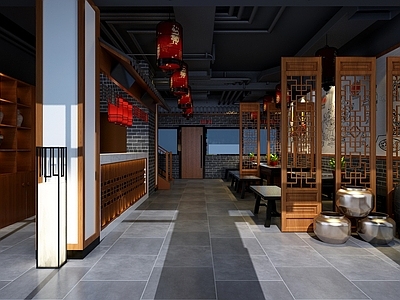 新中式火锅店