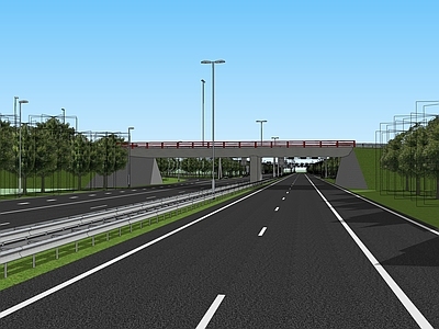 现代道路 高速公路 立交桥 高架桥