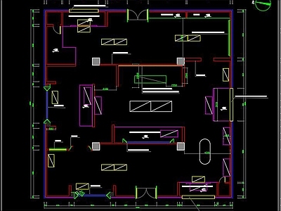 灯具展厅CAD 施工图