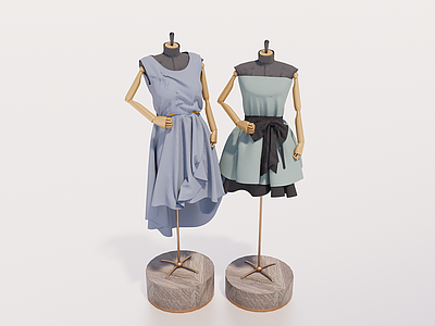 现代服装模特 服装店摆件