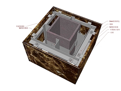 现代建筑材料 材料分析 室内装修节点 施工结构