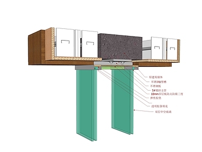 现代建筑材料 墙面材料分析 室内装修节点 施工结构