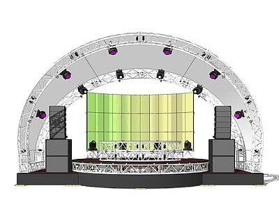 现代舞台 室外表演台