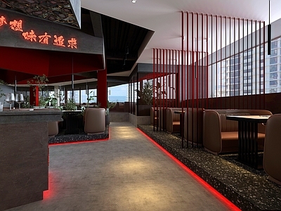 现代火锅店