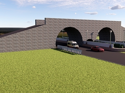 现代道路 公路桥 隧道