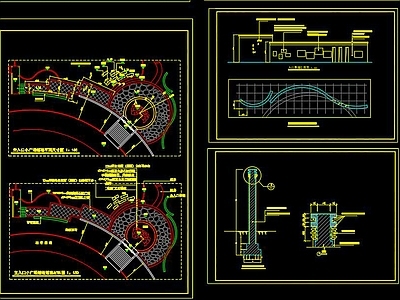 某小游园园林景观规划CAD 施工图