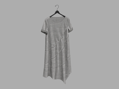 现代服装 女式短袖睡裙
