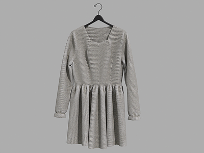 现代服装 休闲连衣裙