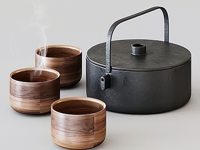 现代茶具 茶壶 茶杯