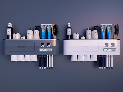 现代其他家电 智能牙刷架
