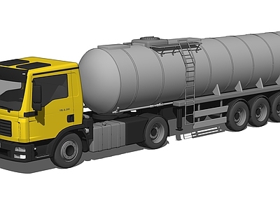 现代油罐车 运输卡车