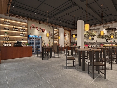 中式火锅店