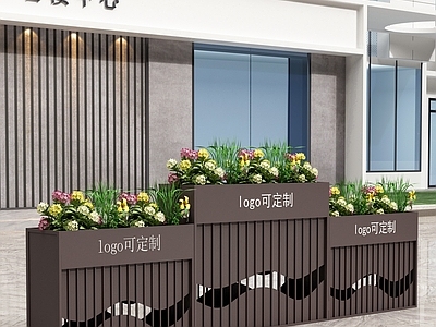 现代花箱