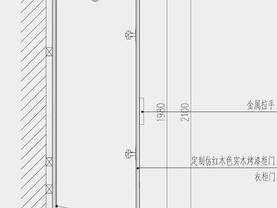 衣柜做法 节点大样 柜类 家具节点详图