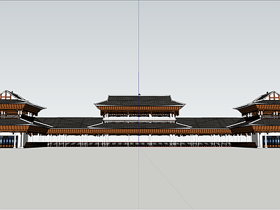 中式寺庙建筑