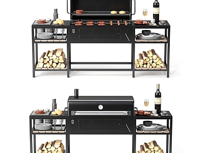 室外炊具 烧烤炉 操作台