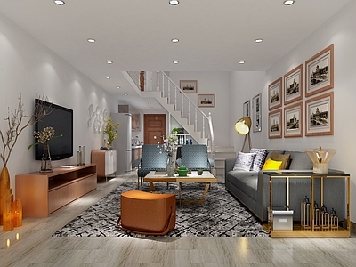 loft 施工图 概念方案  效果图 公寓