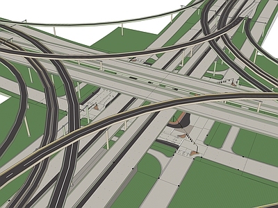 现代道路 立交路