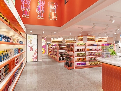 现代零食店 零食店头