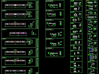 五金电子锁CAD图库