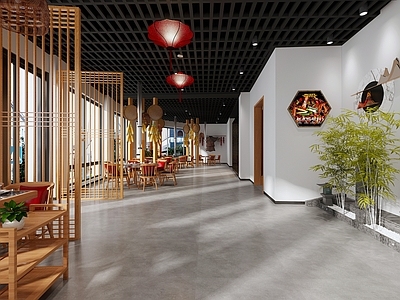 现代火锅店