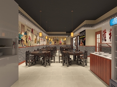 中式火锅店
