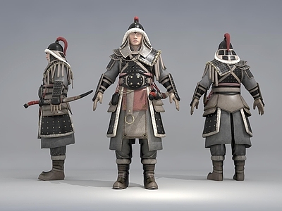 现代战士 士兵 武士 蒙古士兵