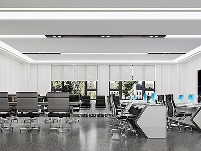 现代作战指挥室