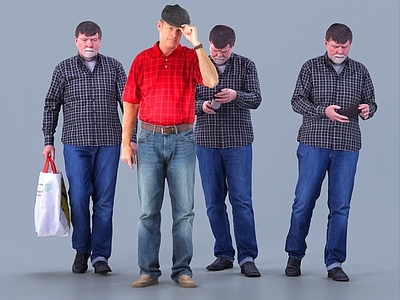 简欧男性 老年男性
