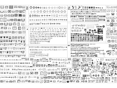 家具素材图库 施工图 软装方案CAD图纸 平面图块