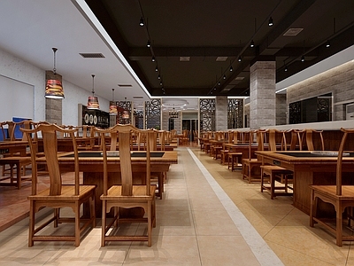现代火锅店