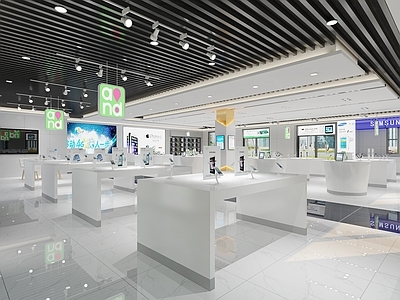 现代手机专卖店 手机专柜 手机配件