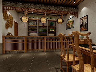 中式火锅店