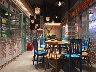 新中式怀旧火锅店