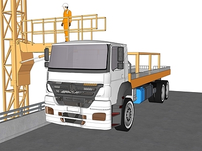 现代桥梁检修工程车