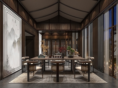 新中式茶馆 茶叶店