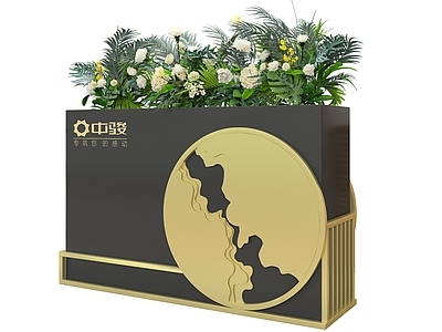 现代花箱