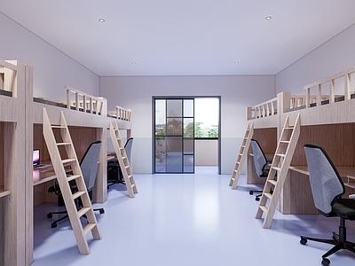 现代学校宿舍 学生宿舍