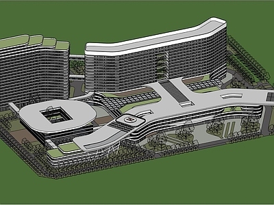现代医院 办公楼