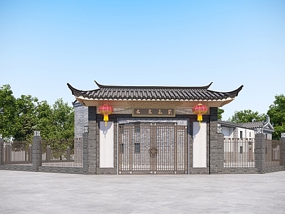 中式 入口大门